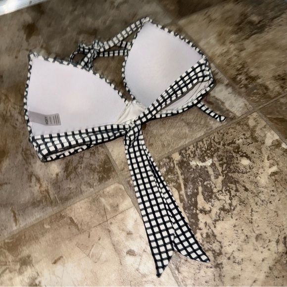 Women’s Roxy Brand Navy Blue and White Printed Tie Back Bikini Top NEW Size: S - Picture 13 of 15